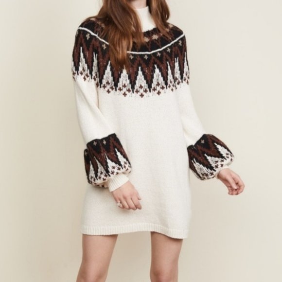 SALE Free People Scotland Sweater Dress - Picture 6 of 6